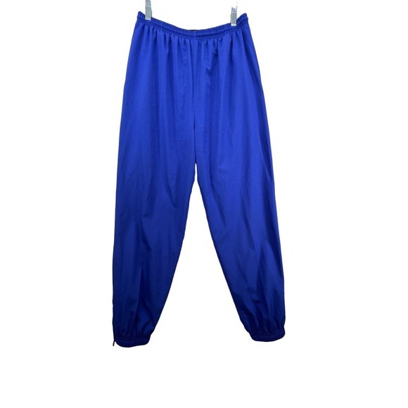 Kaelin Women's Joggers Track Pants Sz M Cobalt Blue Athleisure Vintage Zip Legs - Picture 1 of 9